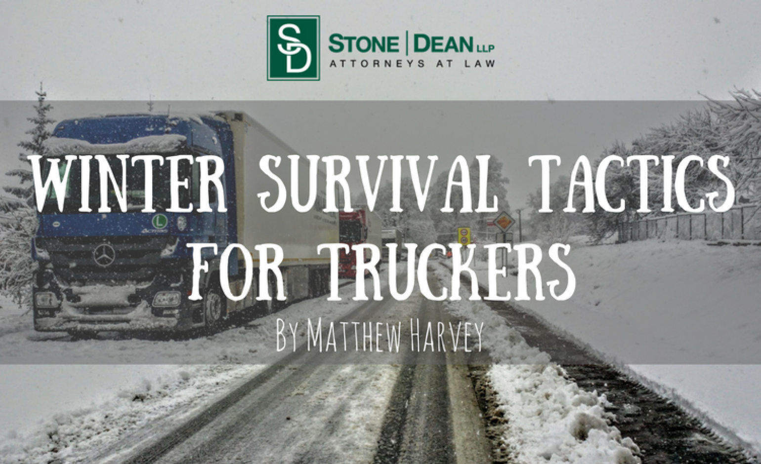 Truckers hauling essentials and weathering storms